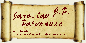 Jaroslav Palurović vizit kartica